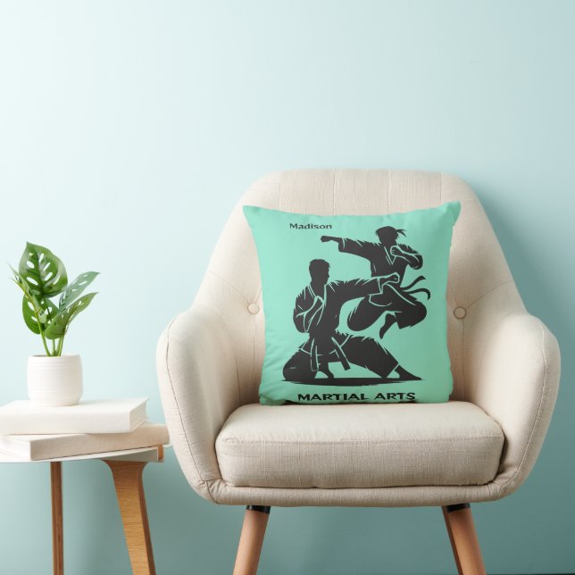 Custom Name, Text & Color Martial Arts Cushion (Chair)