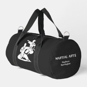 Custom Name, Text & Color Martial Arts Duffle Bag