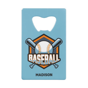 Custom Name, Text & Colour Baseball