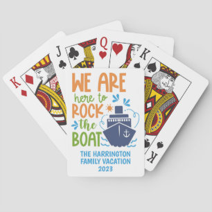 Custom Name / Text Cruise Playing Cards