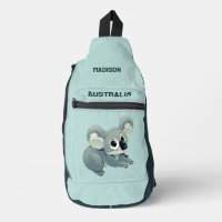 Custom Name & Text Cute Koala