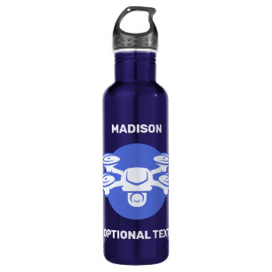 Custom Name & Text Drone 710 Ml Water Bottle