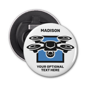 Custom Name & Text Drone Bottle Opener