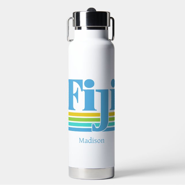 Custom Name / Text Fiji Water Bottle (Front)