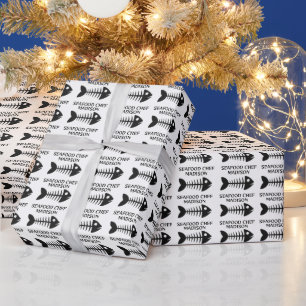 Custom Name & Text Fish Wrapping Paper