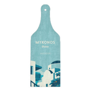 Custom Name & Text Greece Cutting Board
