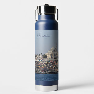 Custom Name & Text Istanbul Water Bottle