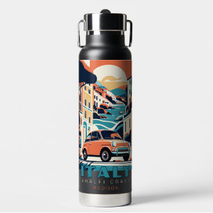Custom Name & Text Italy Water Bottle