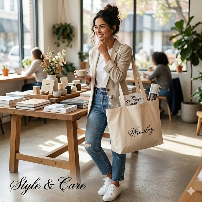 Custom Name Text Jumbo Tote Bag Large Capacity Gif (Custom Name Text Jumbo Tote Bag Large Capacity Gift)