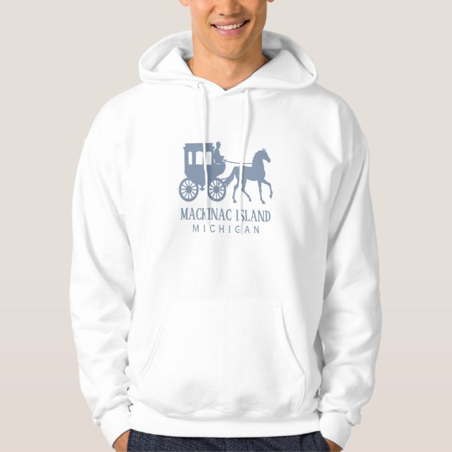 Custom Name / Text Mackinac Island Hoodie (Front)
