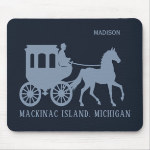 Custom Name & Text Mackinac Island Mouse Pad