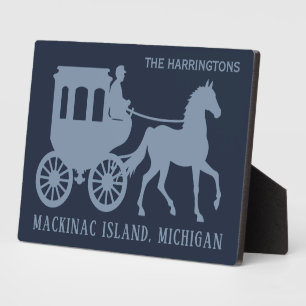 Custom Name & Text Mackinac Island Plaque