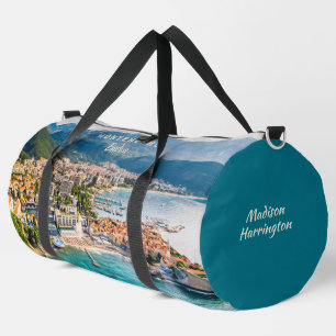Custom Name & Text Montenegro Duffle Bag