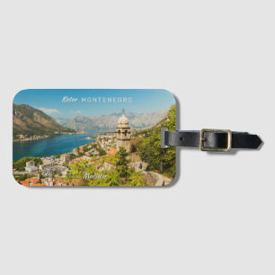 Custom Name & Text Montenegro Luggage Tag