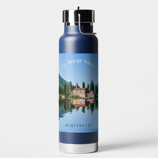 Custom Name & Text Montenegro Water Bottle (Left)