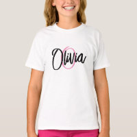 Custom Name Text Personalised T-Shirt