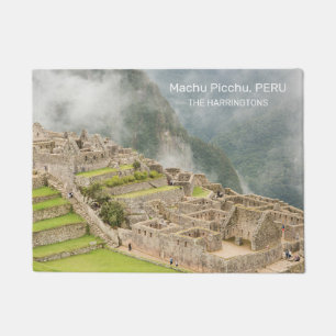 Custom Name & Text Peru Machu Picchu Doormat