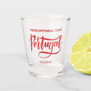 Custom Name & Text Portugal Shot Glass