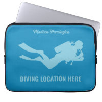 Custom Name & Text Scuba Diving