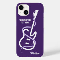 Custom Name & Text Stylised Guitar