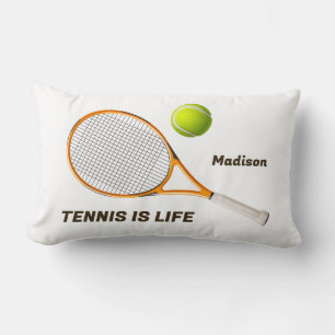 Custom Name & Text Tennis Lumbar Cushion