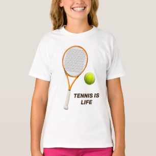 Custom Name & Text Tennis T-Shirt