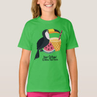 Custom name & text Toucan Illustration