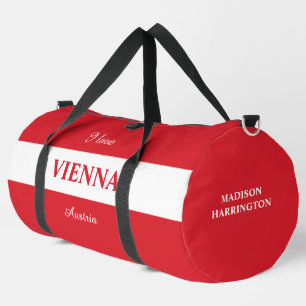 Custom Name & Text Wien - Vienna Duffle Bag