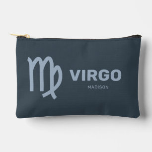 Custom Name / Text Zodiac Sign Virgo Accessory Pouch