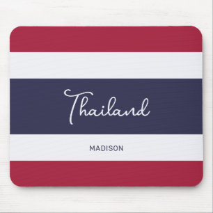 Custom Name Thailand Colours Mouse Pad