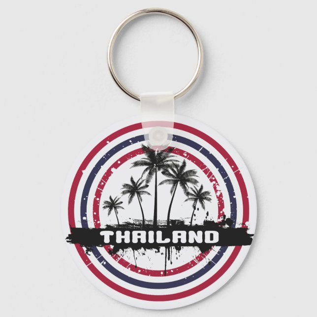 Custom Name Thailand Key Ring (Front)