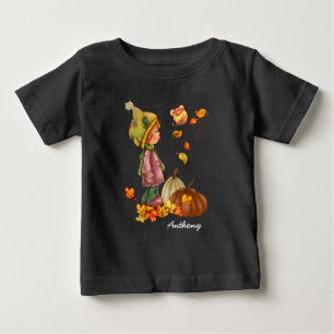 Custom  Name Thanksgiving Gift  Baby T-Shirts