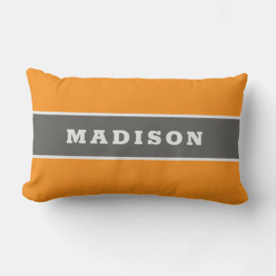 Custom name throw pillows