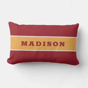 Custom name throw pillows