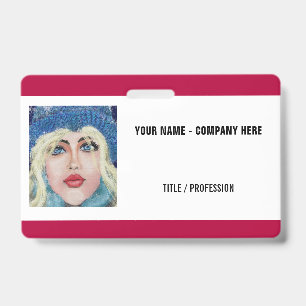 Custom Name Title Photo Logo Business Badge ID Badge