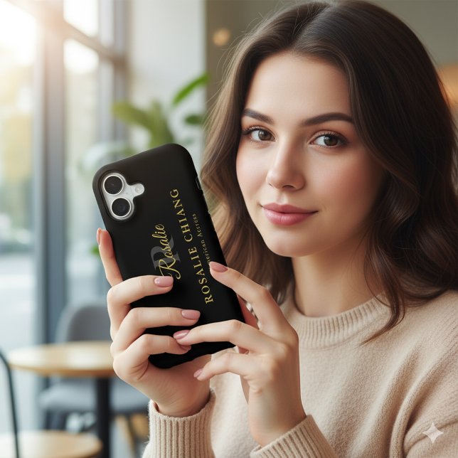 Custom Name & Title with Monogram (Creator Uploaded)