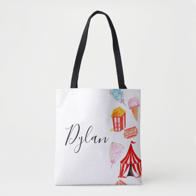 Custom Name Tote Bag (Front)