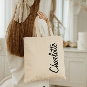 Custom Name Tote Bag   Bulk Wedding Party Gifts