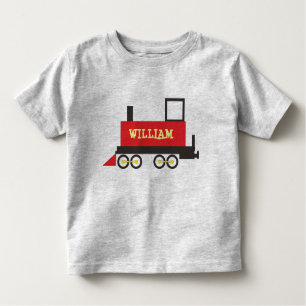CUSTOM NAME TRAIN LOCOMOTIVE TODDLER T-Shirt
