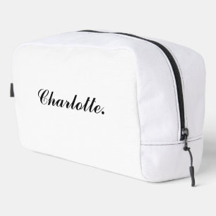 Custom Name Travel Toiletry Bag Dopp Kit
