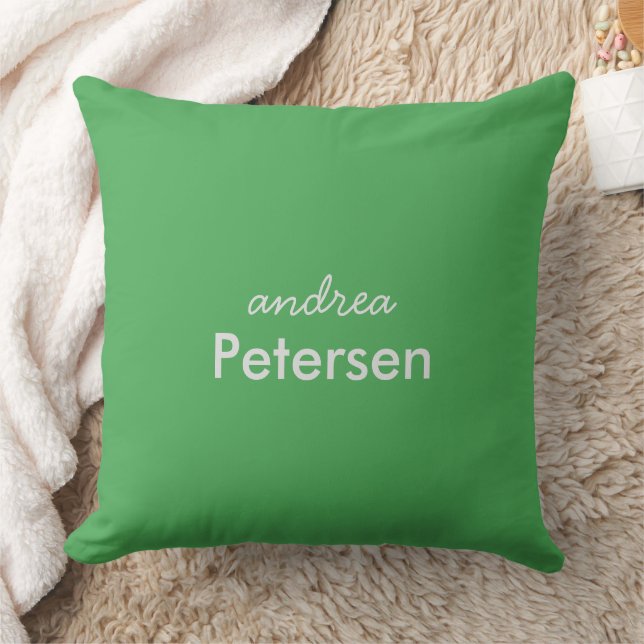 Custom name trendy modern minimalist cushion (Blanket)