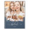 Custom Name Trendy Modern Script 4 Photo Collage