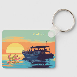 Custom Name Turks and Caicos Key Ring