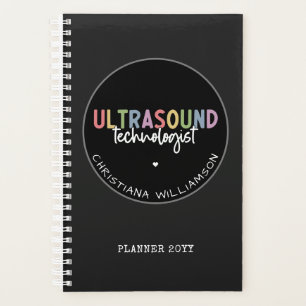 Custom Name Ultrasound Technologist Gifts Planner