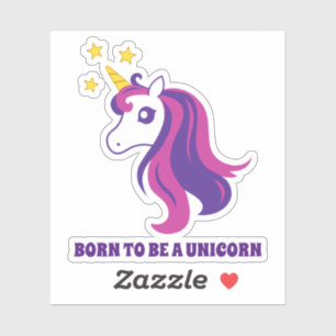 Custom name unicorn horse laptop decal sticker