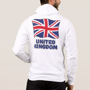 Custom Name United Kingdom Flag Hoodie