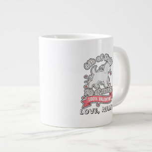 Custom Name Valentine 6lb of Fluff 7lb of Zoomies Large Coffee Mug
