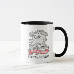 Custom Name Valentine 6lb of Fluff 7lb of Zoomies Mug