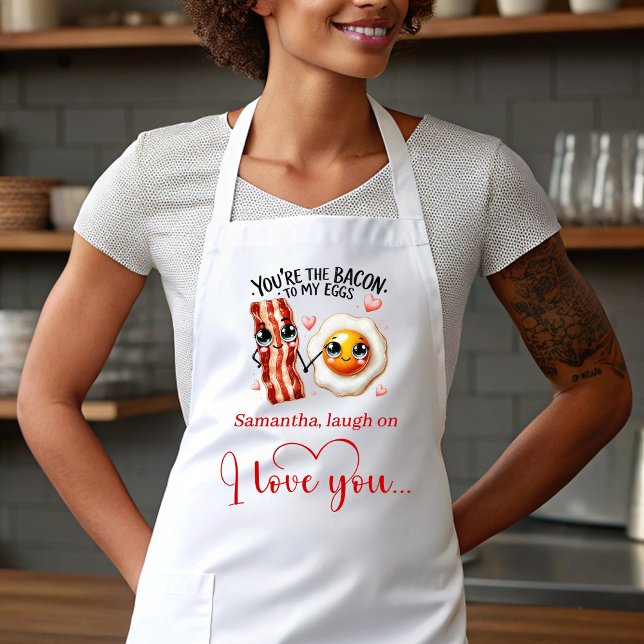 Custom Name Valentine Apron Funny Food Quotes (Custom Name Valentine Apron Funny Food Quotes)