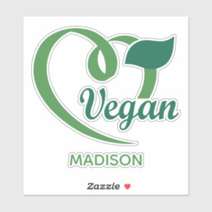 Custom Name Vegan Labels
